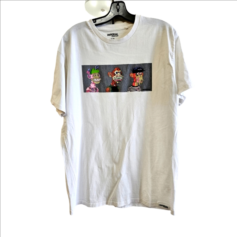 Vintage Y2K 90s Oversized Imperial Mutant 100% Cotton  T Shirt